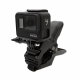 Зажим для GoPro с гусиной шеей - Flex Clamp с HERO7 Black крупный план
