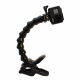 Зажим для GoPro с гусиной шеей - Flex Clamp установлена HERO7 Black