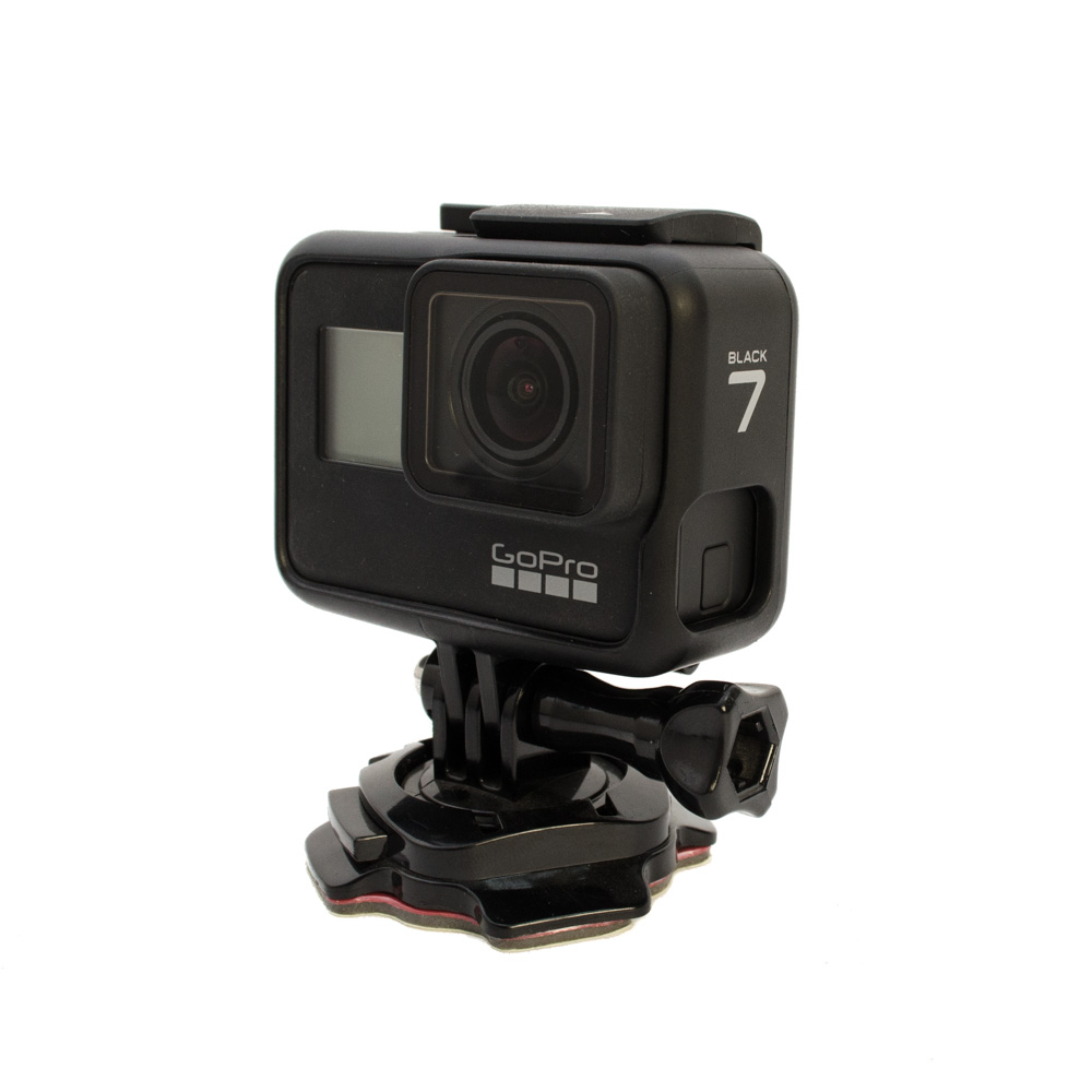 Крепление на шлем поворотное 360° установлена HERO7 Black