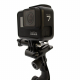 Mount the suction cup on the glass for GoPro installed HERO7 Black