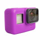 Silicone case for GoPro HERO7, HERO6 and HERO5 without frame purple