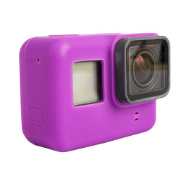 Silicone case for GoPro HERO7, HERO6 and HERO5 without frame blue