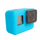 Silicone case for GoPro HERO7, HERO6 and HERO5 without frame blue