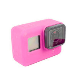 Silicone case for GoPro HERO7, HERO6 and HERO5 without frame blue