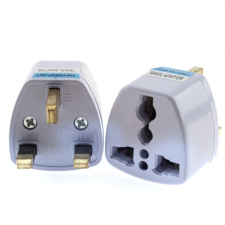 EU/US - UK type G 10A plug adapter