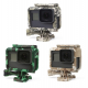 Camouflage protective frame housing for GoPro HERO7, HERO6 and HERO5 Black, main view