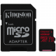 Карта памяти KINGSTON Canvas React microSDXC 128Gb U3 A1 UHS-I
