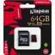 KINGSTON Canvas React microSDXC 64Gb U3 A1 UHS-I Memory card