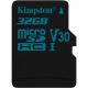 Карта памяти KINGSTON Canvas Go microSDHC 32Gb U3 V30 UHS-I