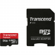 Карта памяти, TRANSCEND Premium, microSDXC 64GB, Class 10, UHS-I, microSD adapter