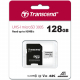 Memory card, TRANSCEND 300S, microSDHC 128GB, UHS-I U3, microSD adapter, blister, packaging