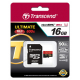 TRANSCEND Ultimate 600x microSDHC 16GB C10 U1 UHS-I Memory card