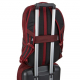 Thule Subterra Backpack 23L, burgundy with a suitcase