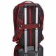 Thule Subterra Backpack 30L, with a suitcase, burgundy