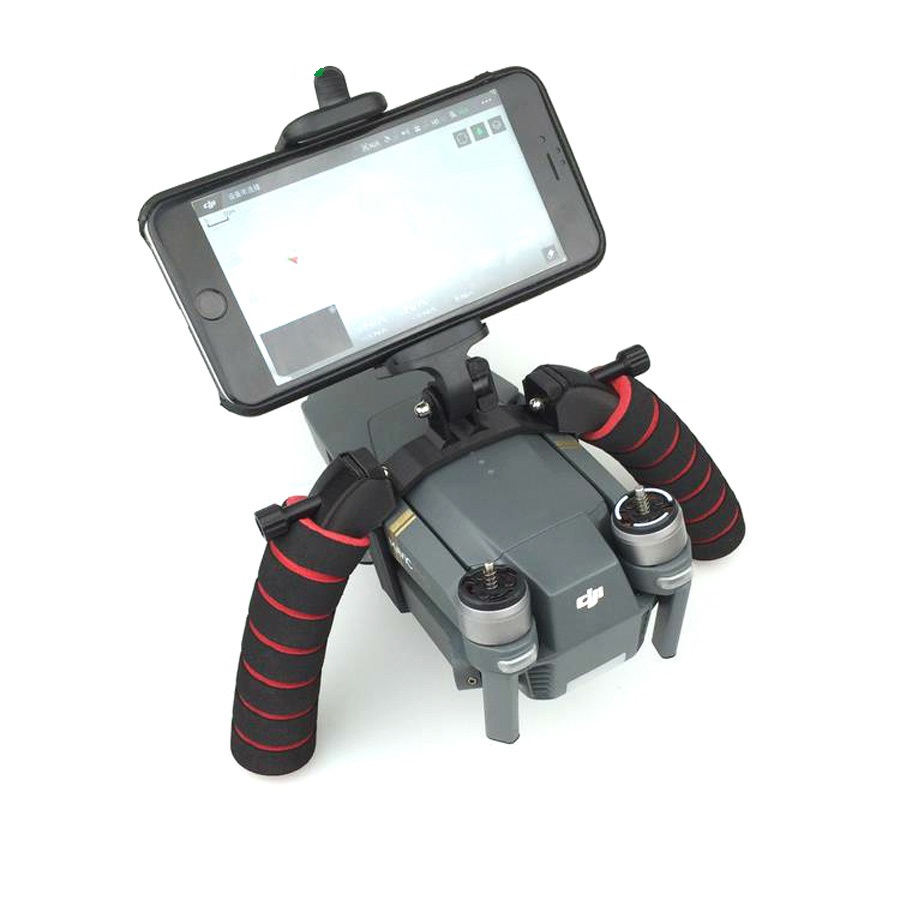 Держатель Sunnylife для съемки с DJI Mavic Pro на земле, с коптером и смартфоном