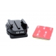360° rotating curved adhesive mount for GoPro