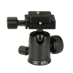 Ulanzi Black tripod ballhead three-dimensional head, front view