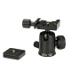 Ulanzi Black tripod ballhead three-dimensional head, with quick release plate