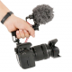 Dual Cold Shoe Mount Hand Grip for Camera, overall plan