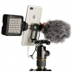 Тримач смартфона Ulanzi ST-05 для зйомки, з підсвіткою та мікрофоном