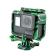 Camouflage protective frame for GoPro HERO7, HERO6 and HERO5 Black green