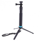 Telesin Monopod for GoPro with a tripod and phone mount, on a tripod