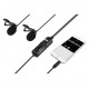 BOYA BY-M1DM Dual Omni-directional Lavalier Mic, overall plan