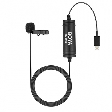 BOYA BY-DM1 Lightning lavalier mic for iOS devices, main view