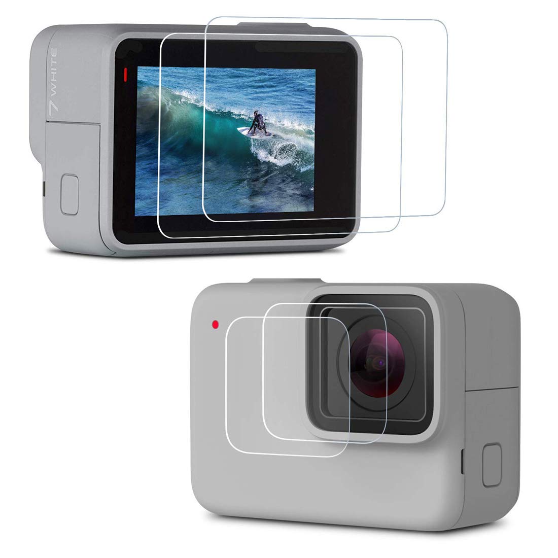 Protective glass for the lens and screen GoPro HERO7, HERO6 and HERO5 Black, main view
