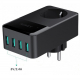 AUKEY AiPower 40W 4x USB ports charger with socket, close-up