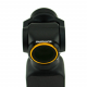 Полярізаційній CPL фільтр Sunnylife для DJI OSMO Pocket Вигляд спереду  (фiльтр встановлено на камеру стабілізатора)