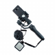 Microphone and light with remote control for the phone stabilizer