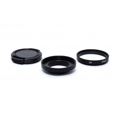 37 mm filter adapter with UV filter for GoPro
