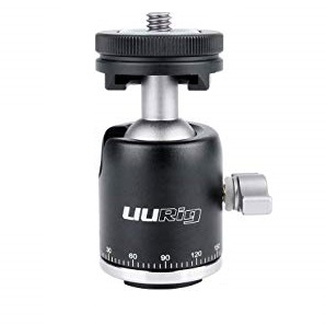 Шарнірна головка UURig з різьбленням 1/4'' та роз'ємом «холодний башмак»