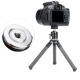 UURig 2 in 1 Aluminum Alloy Mini Ballhead for Camera Tripod Light, with camera and tripod