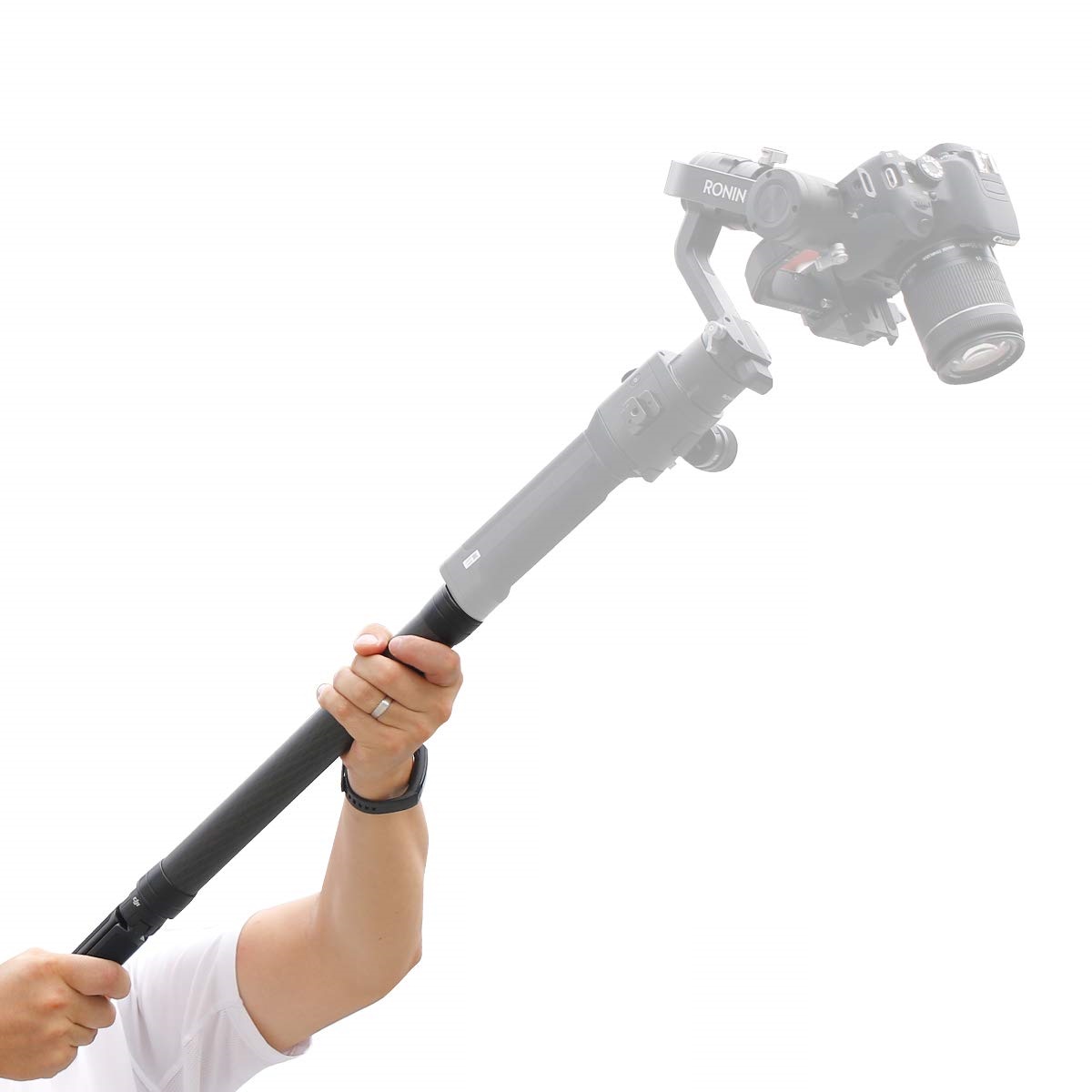Карбоновий подовжувач рукоятки для DJI Ronin S, зі стедікамом