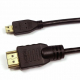 MicroHDMI cable Shoot for GoPro, close-up