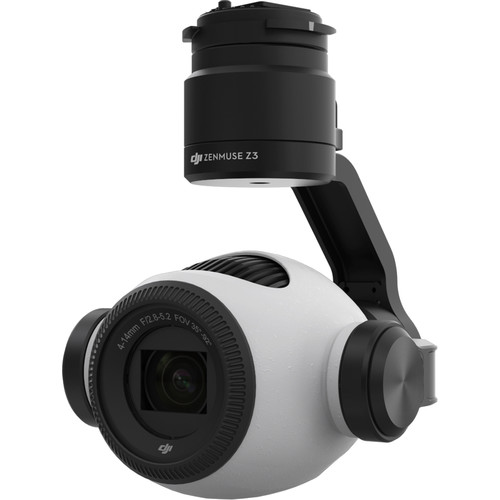 Camera DJI Zenmuse Z3, view from the side, CP