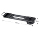 Aluminium Extension Bar Bracket Adapter PT-5, dimensions