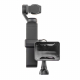 Mount for DJI Osmo Pocket on the helmet on the side is compact (side view2)