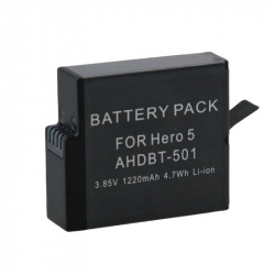 Battery pack for GoPro HERO7, HERO6 and HERO5 Black
