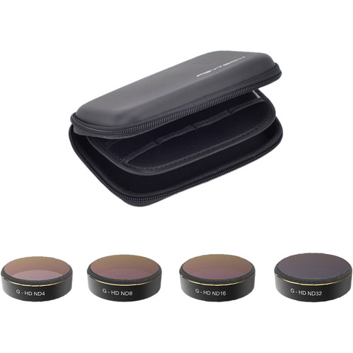 PGYTECH 4-Filter Set + Case for DJI Phantom 4 Pro (ND4, 8, 16, 32)