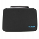 Telesin large case for GoPro action-cameras black, front view
