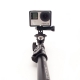 Селфи палка 123см для GoPro с поролоновой ручкой (надета GoPro HERO4)