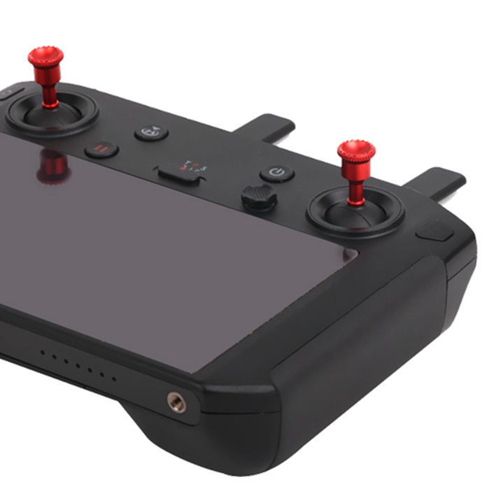 Металлические джойстики Sunnylife для пульта DJI Smart Controller, красные на пульте