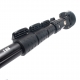 Селфі палка 123см для GoPro з поролоновою ручкою (регулятор)