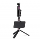PGYTECH Osmo Pocket Universal Mount Kit, with tripod and smartphone