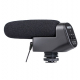 Конденсаторний мікрофон-гармата BOYA BY-VM600 з регулятором потужності звуку, зовнішній вигляд