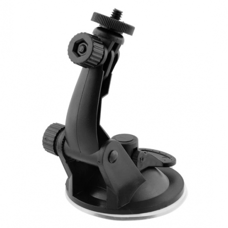 Xiaomi and GitUp cameras and car DVR suction cup mount elongated, main view