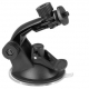 Xiaomi and GitUp cameras and car DVR suction cup mount elongated, side view